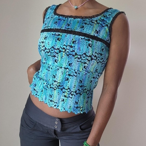 American Vintage Tops - Vintage Whimsygoth Vamp Top